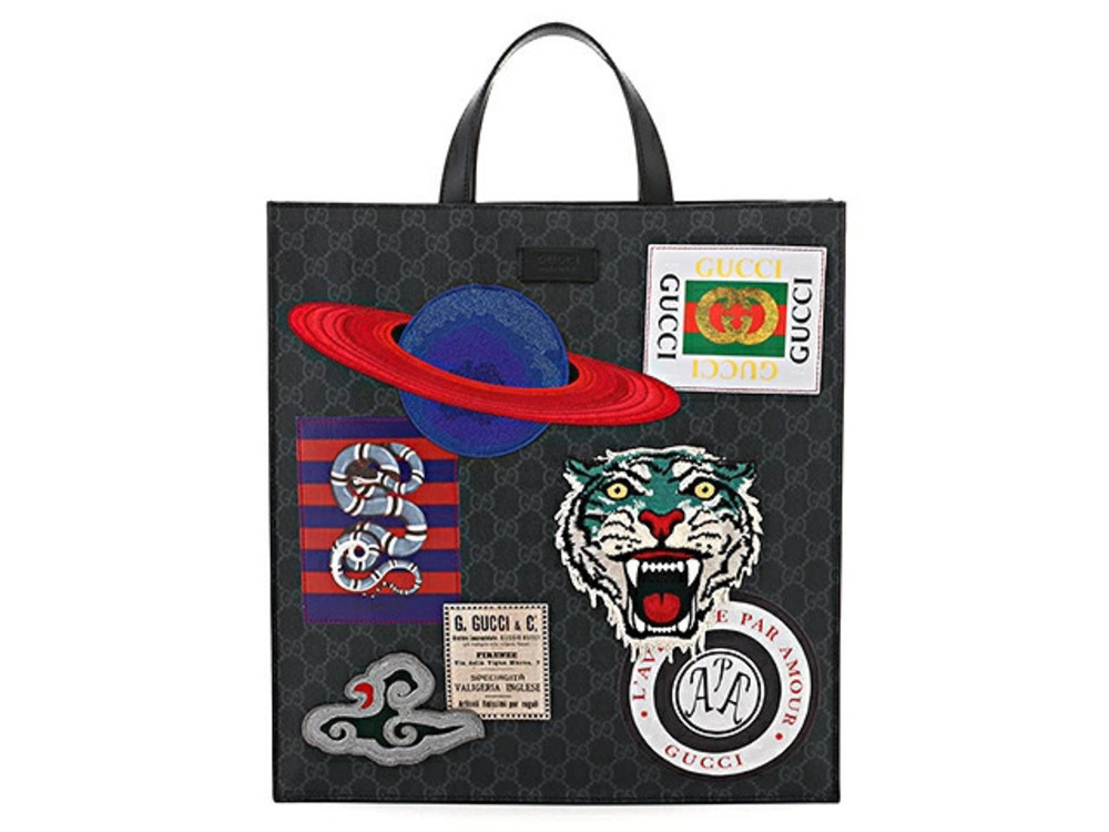 Gucci Courier Soft GG Supreme Canvas Tote Bag Cruise Collection